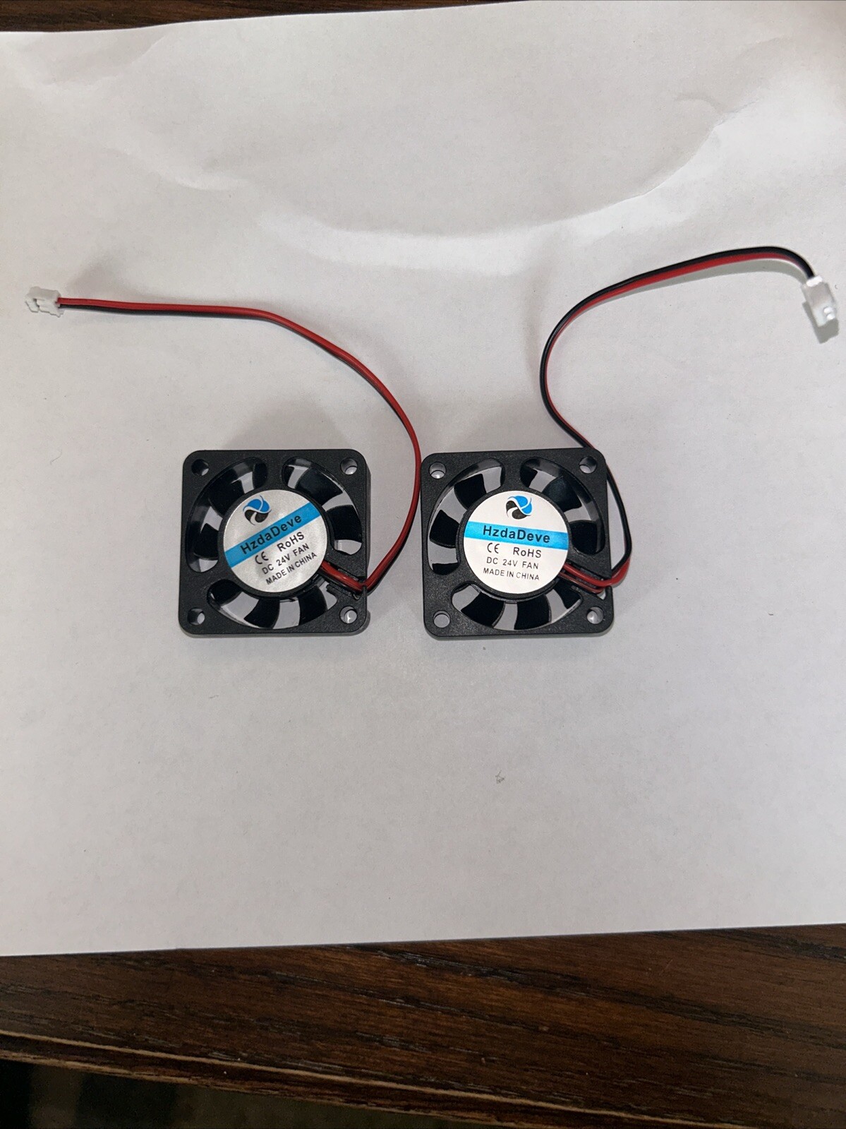 Two (2) Pack * HzdaDeve *   DC 24V Electric Cooling Fan * Computer * New