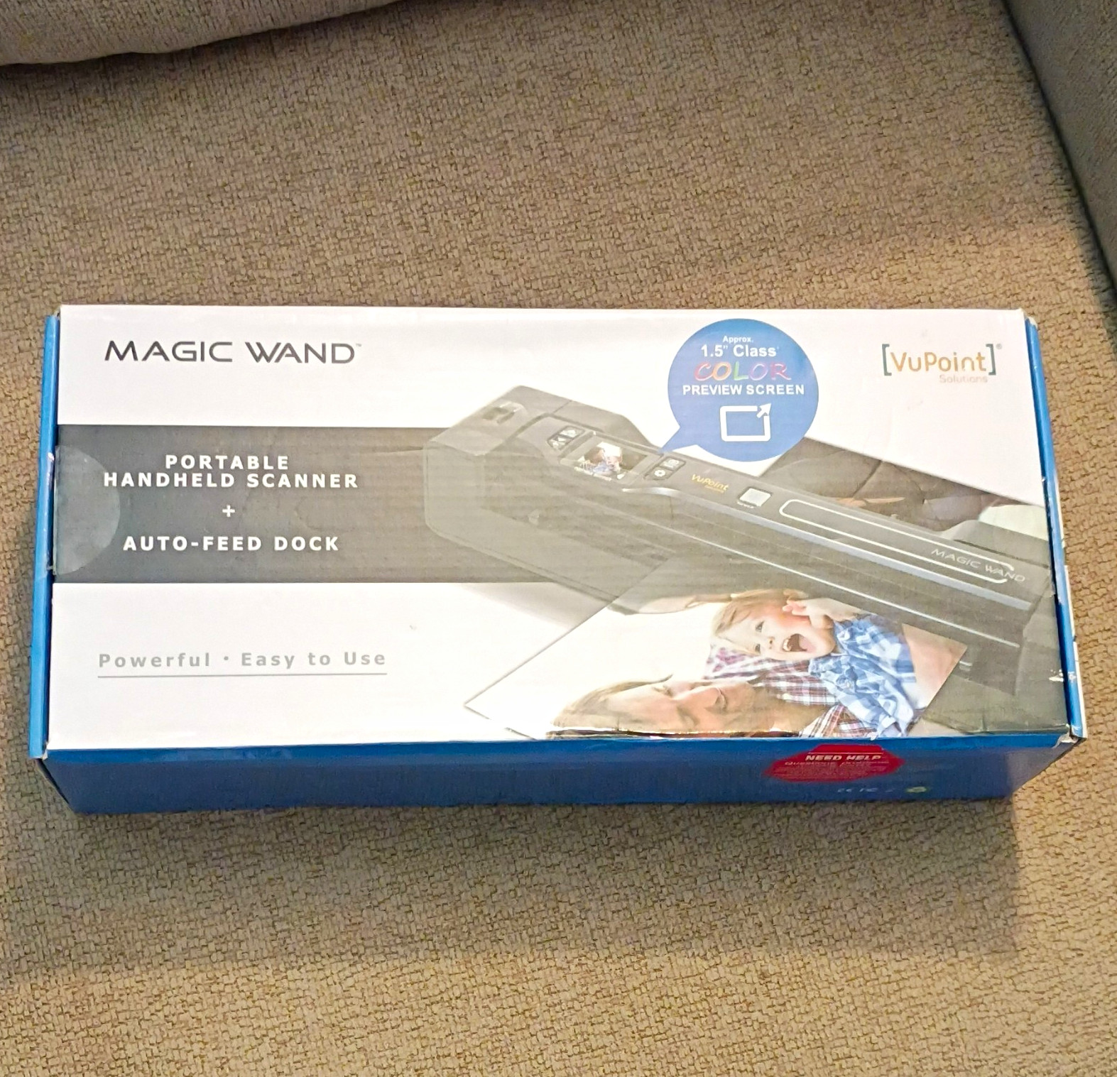 VuPoint Magic Wand Handheld Scanner w/ Auto-Feed Dock PDS-ST470-VP
