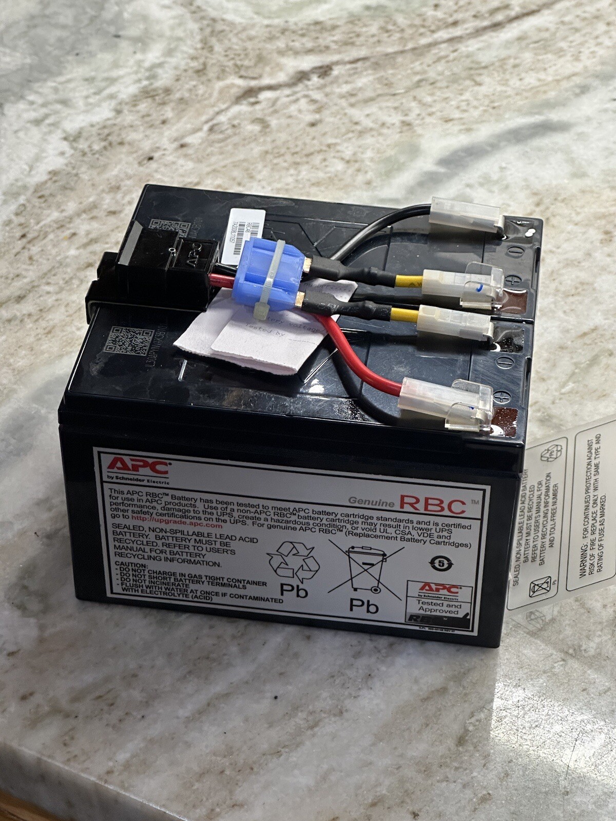 APC Genuine UPC RBC Replacement Battery -Bateria Rechargeable