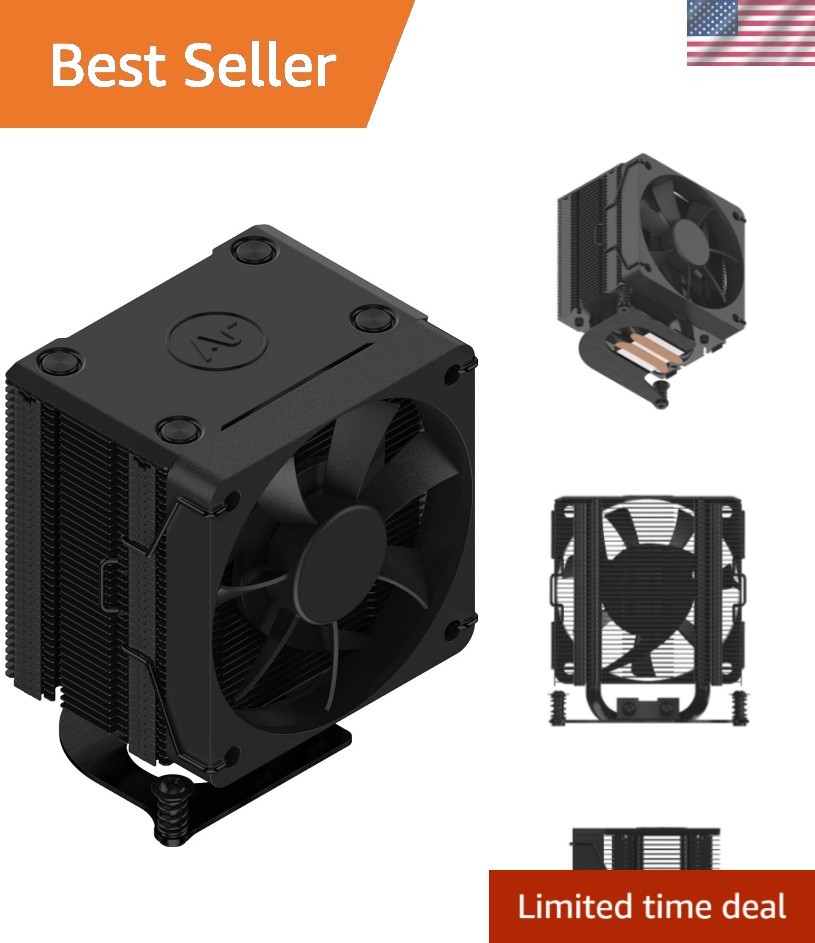 Argon THRML 60mm Tower Cooler for Raspberry Pi 5 - Radiator Cooler Black