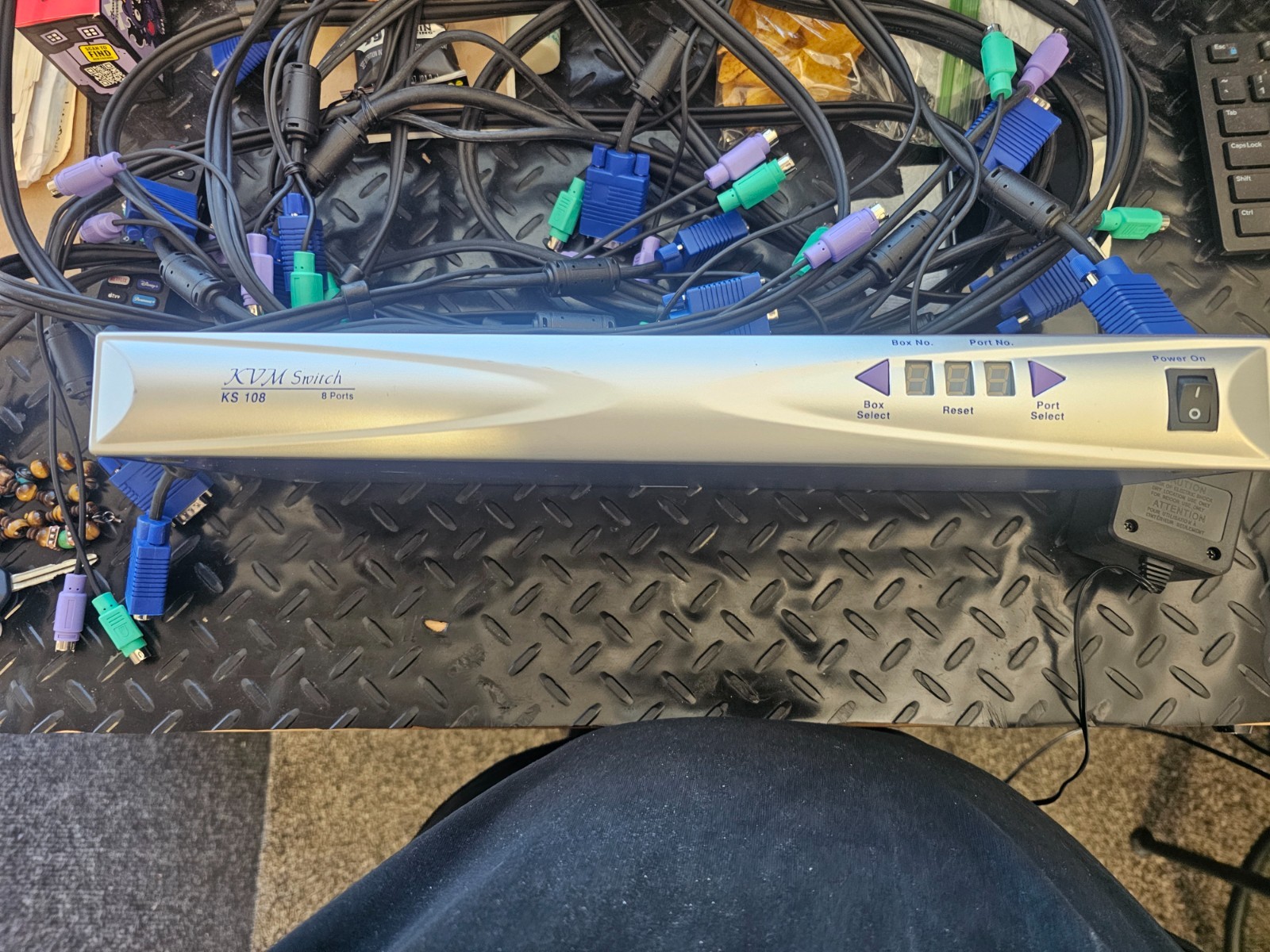 Gefen 8 KVM Switch With Power Supply