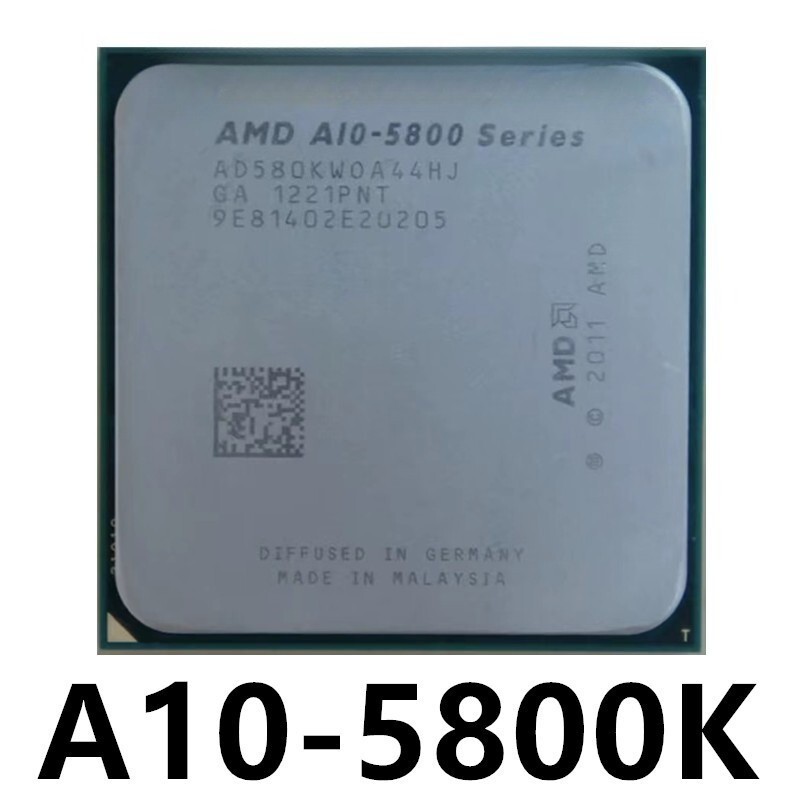 AMD A10-5800K Socket FM2 CPU A10-Series Quad-Core 3.8GHz 4M Processor 100W