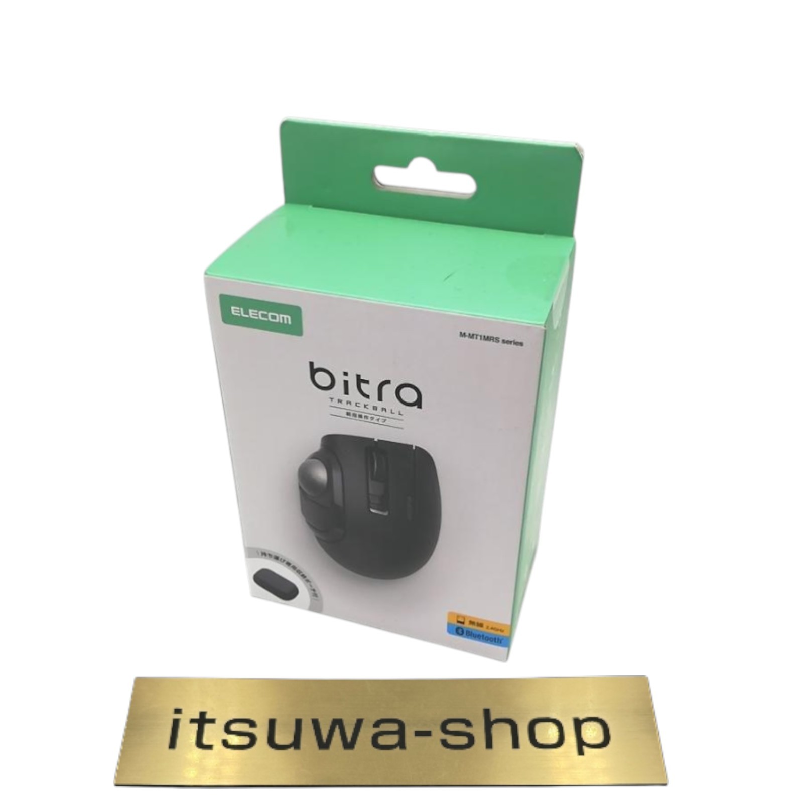 ELECOM Bitra Trackball Mouse Bluetooth 5 Buttons Black M-MT1MRSABK New Japan
