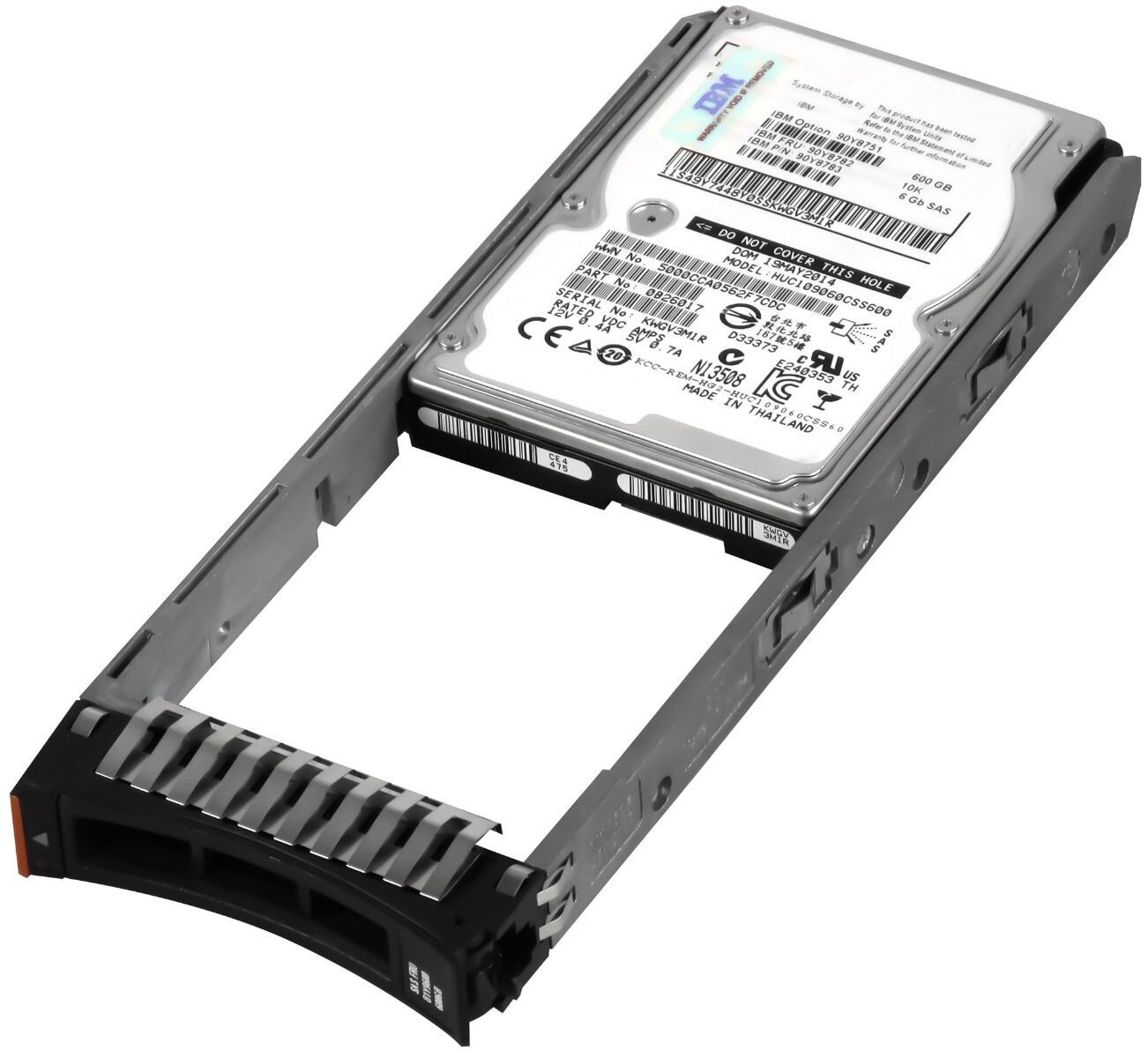 IBM System Storage Internal HDD 600GB 10K 64MB SAS-2 2.5in Hot Swap