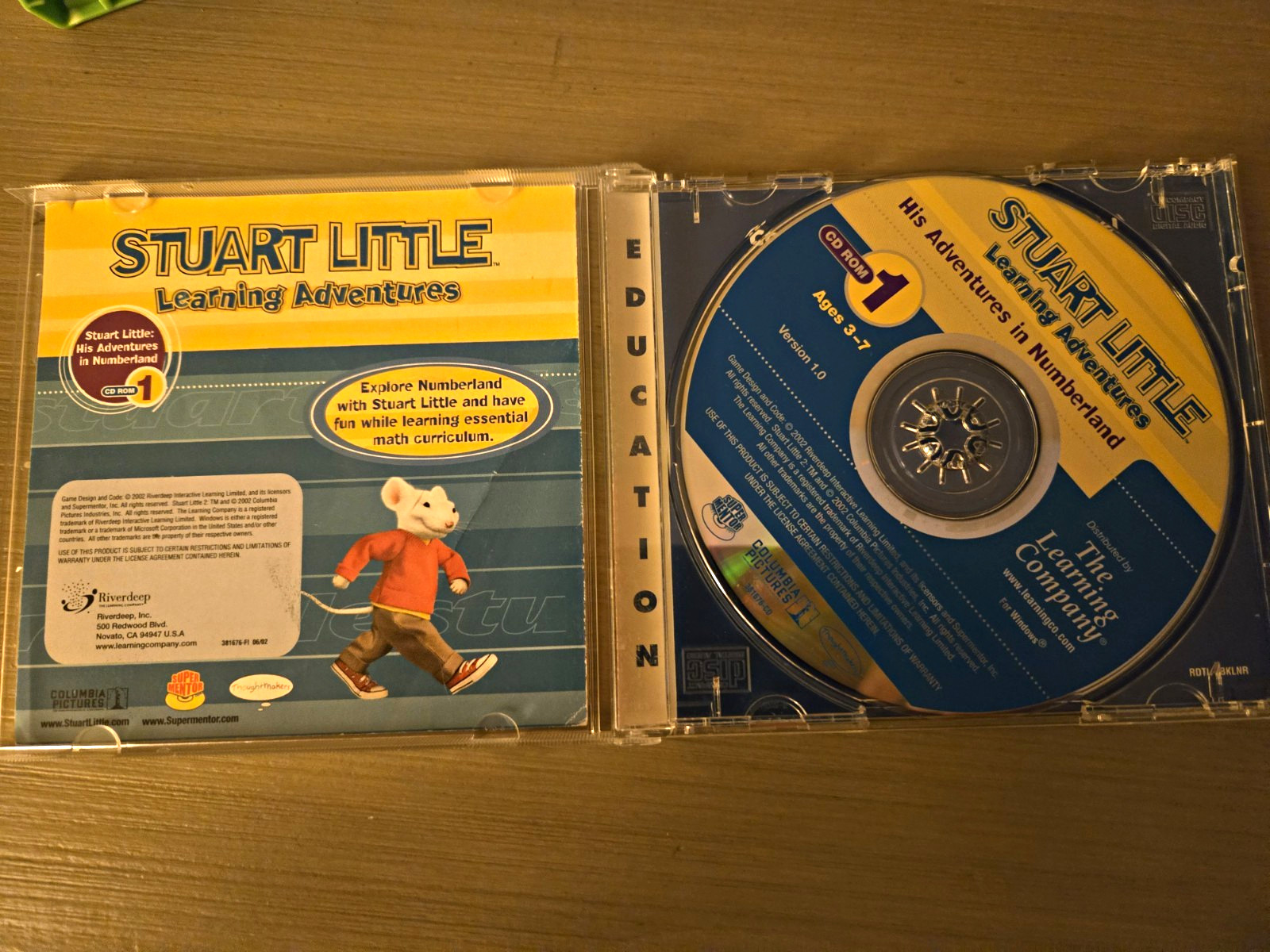 The Learning Company Stuart Little Numberland CD-ROM Windows English