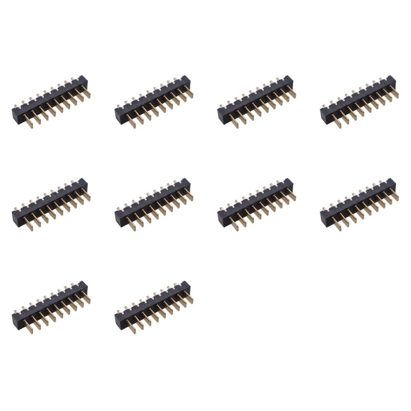 Gold-Finished Board Connectors in 10-Count Component Package Set