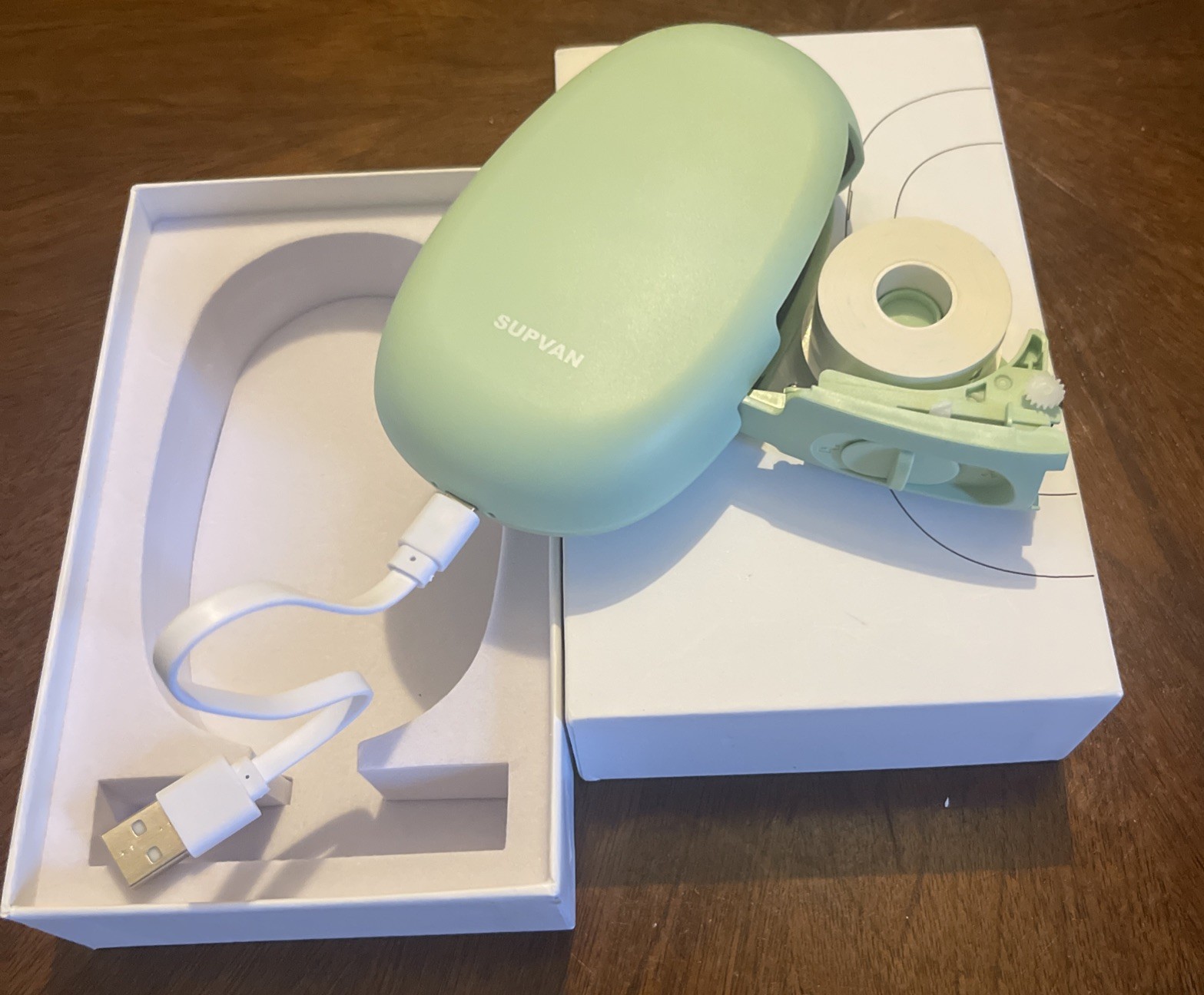 Supvan Label Makers E10 Mini Bluetooth Thermal Printer Wireless Labeled TEAL