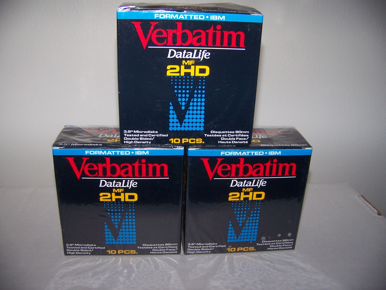 VERBATIM DATALIFE MF 2HD FACTORY SEALED (4 Packs)