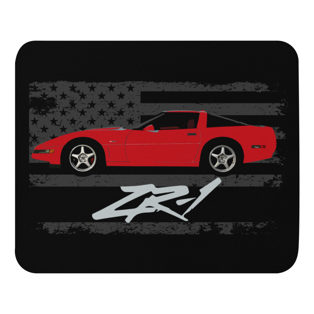 Torch Red 1994 Chevy vette C4 ZR-1  ZR1 Mouse pad