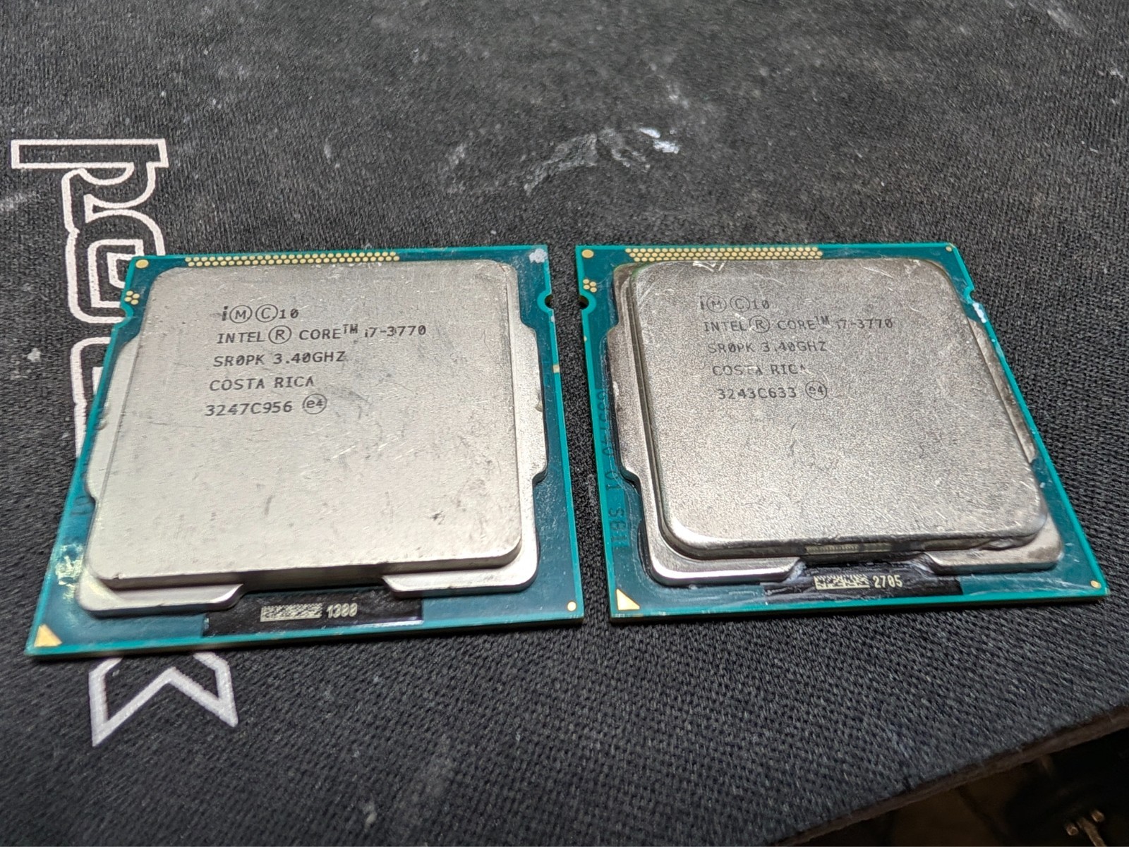 Intel Core i7-3770 3.4GHz Quad-Core Processor lot of 2x.  Tested good- LOOK