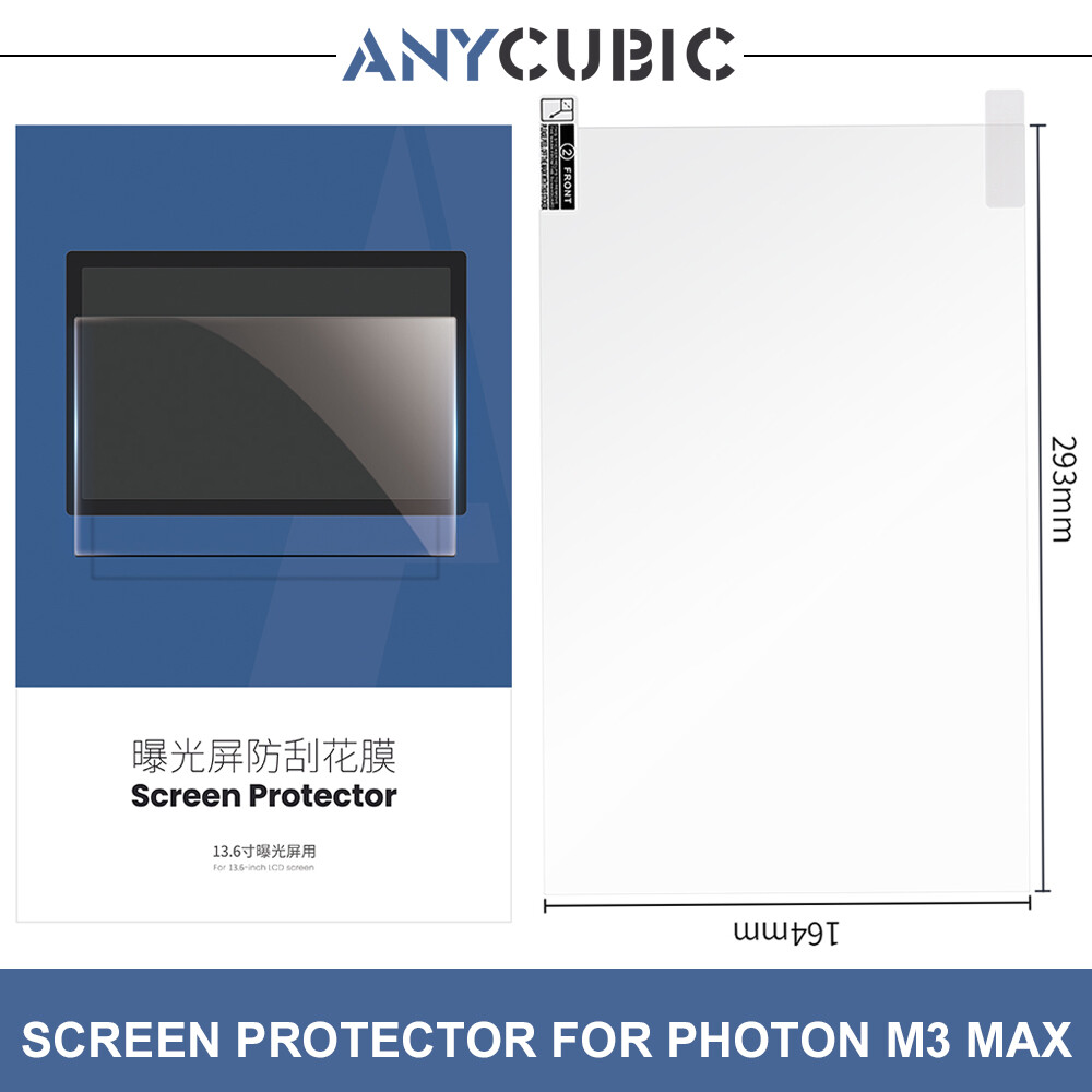 5Pcs ANYCUBIC 13.6inch Anti-scratch Films for Photon 3 Max Resin Lcd 3D Printer
