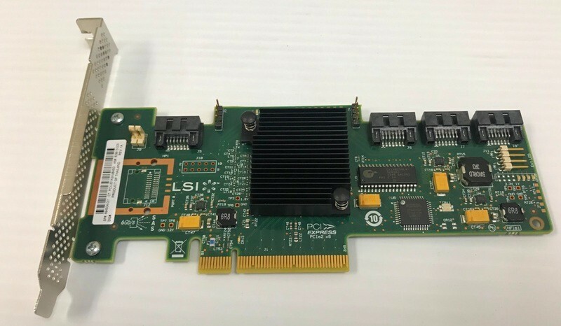 HP 694504-001 LSI-SAS9212-4i 4 Port 6G PCIe RAID Controller Card 629913-003