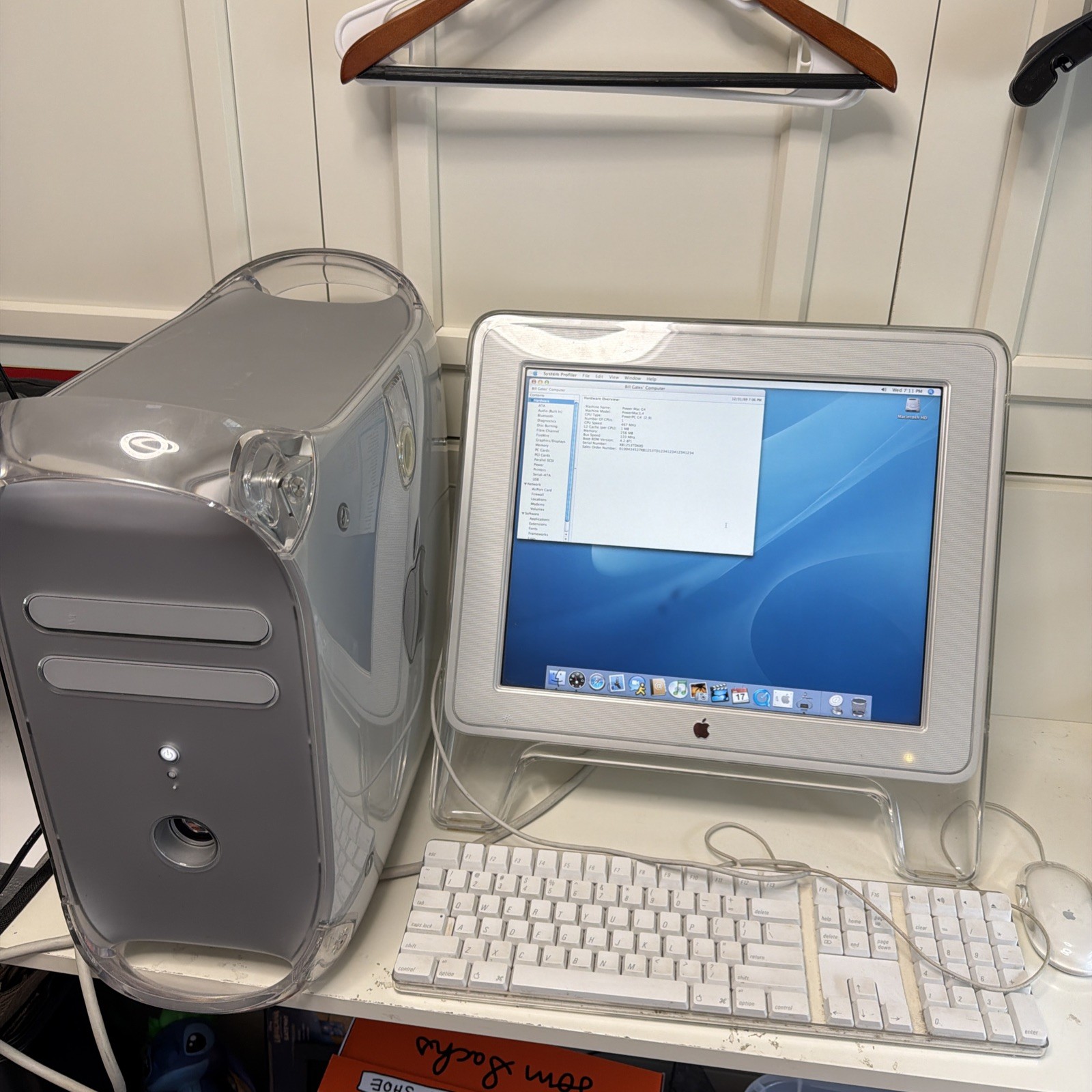 Apple Power Mac G4 Cube Complete Set w/ Monitor, Pro Mouse And Keyboard Working