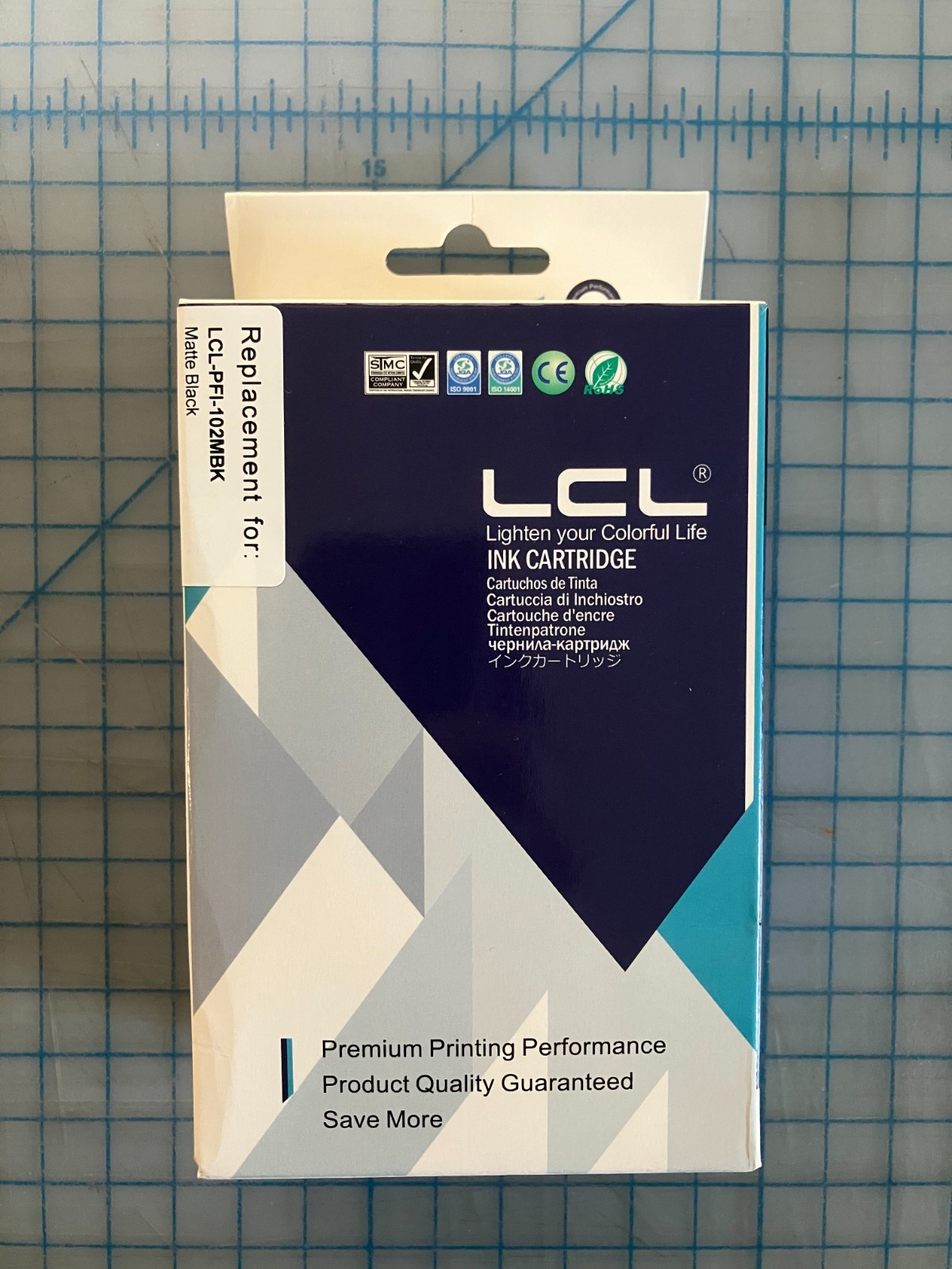 GENUINE LCL 130ml Ink Cartridges Canon PFI-102 MBK Matte Black