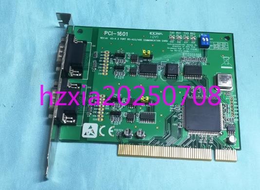 1pc used  Advantech PCI-1601 REV.A1 02-4 acquisition card