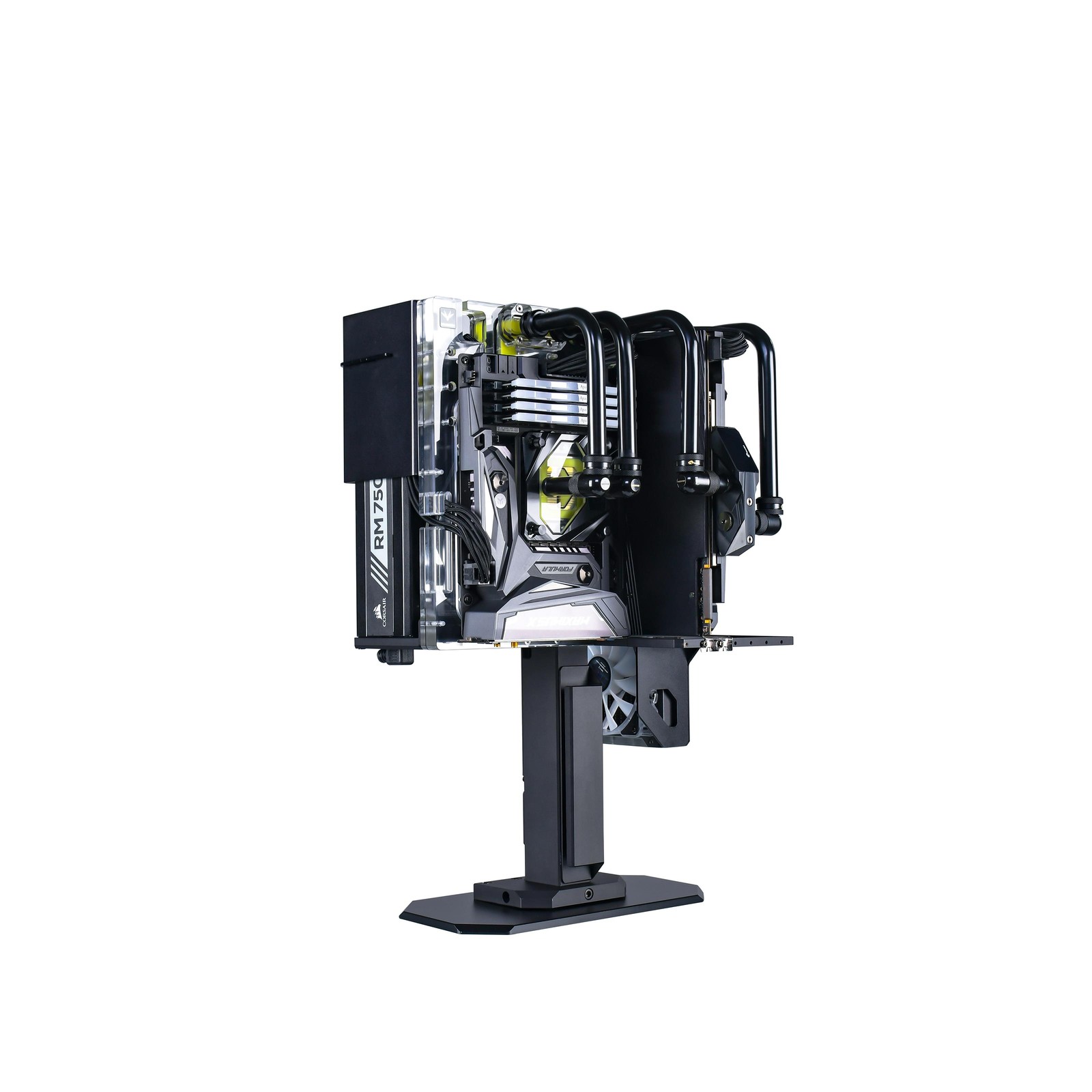 Granzon G10 Open Frame Chassis Distro Plate Water Cooling Case Chassis
