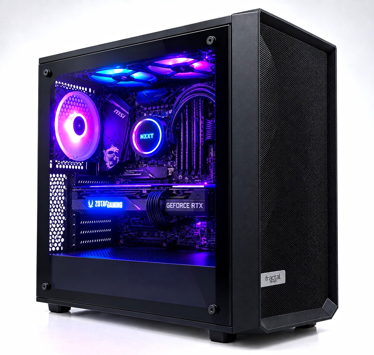Gaming Desktop Pc - Fractal Design Meshify C, i7-10700K, RTX 3070