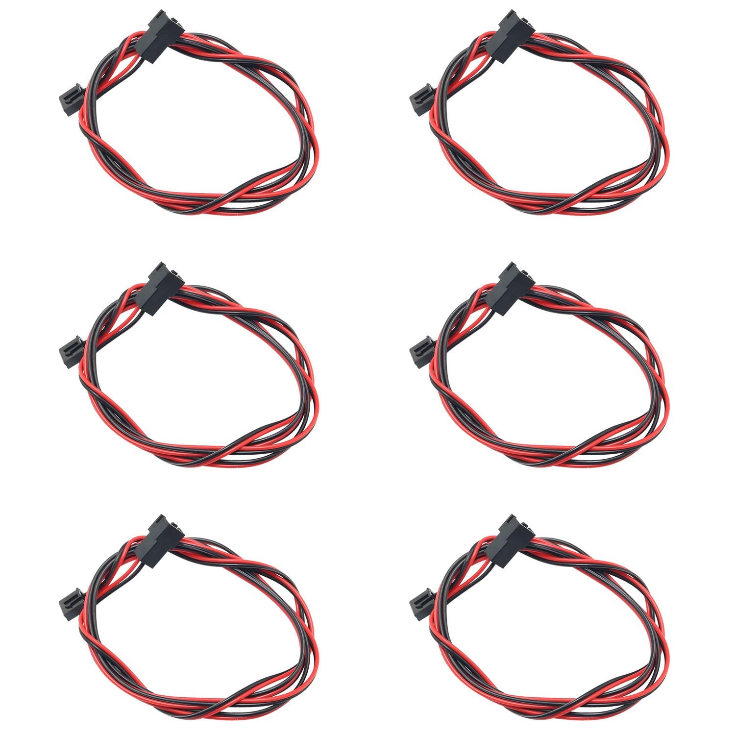 3D Printer Cooling Fan Extension Cable 1M 6PCS 3D Printer Accessories Parts
