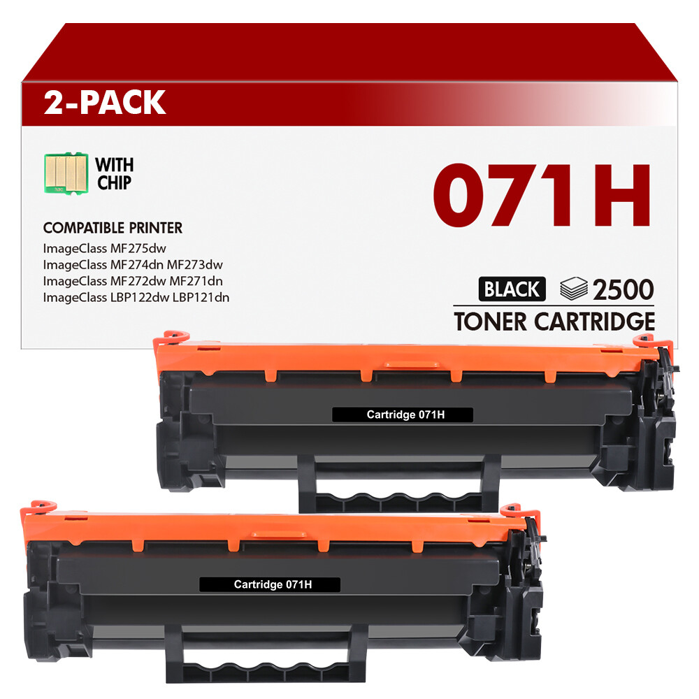 2PK CRG 071H Toner For Canon 071H ImageClass MF272dw MF273dw MF274dn LBP122dw