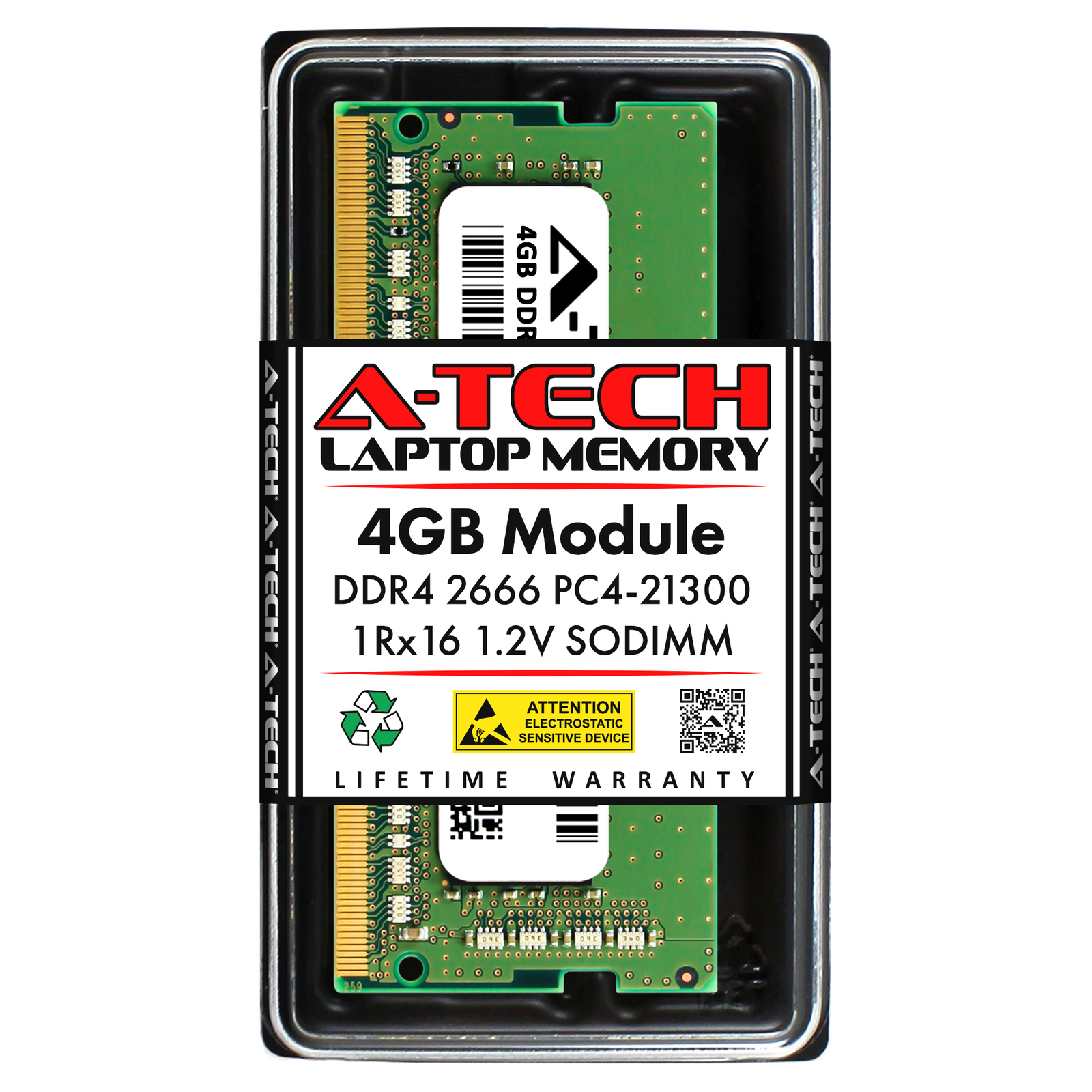 4GB DDR4 PC4-21300 SODIMM Replacement for Kingston KCP426SS6/4 Laptop Memory RAM
