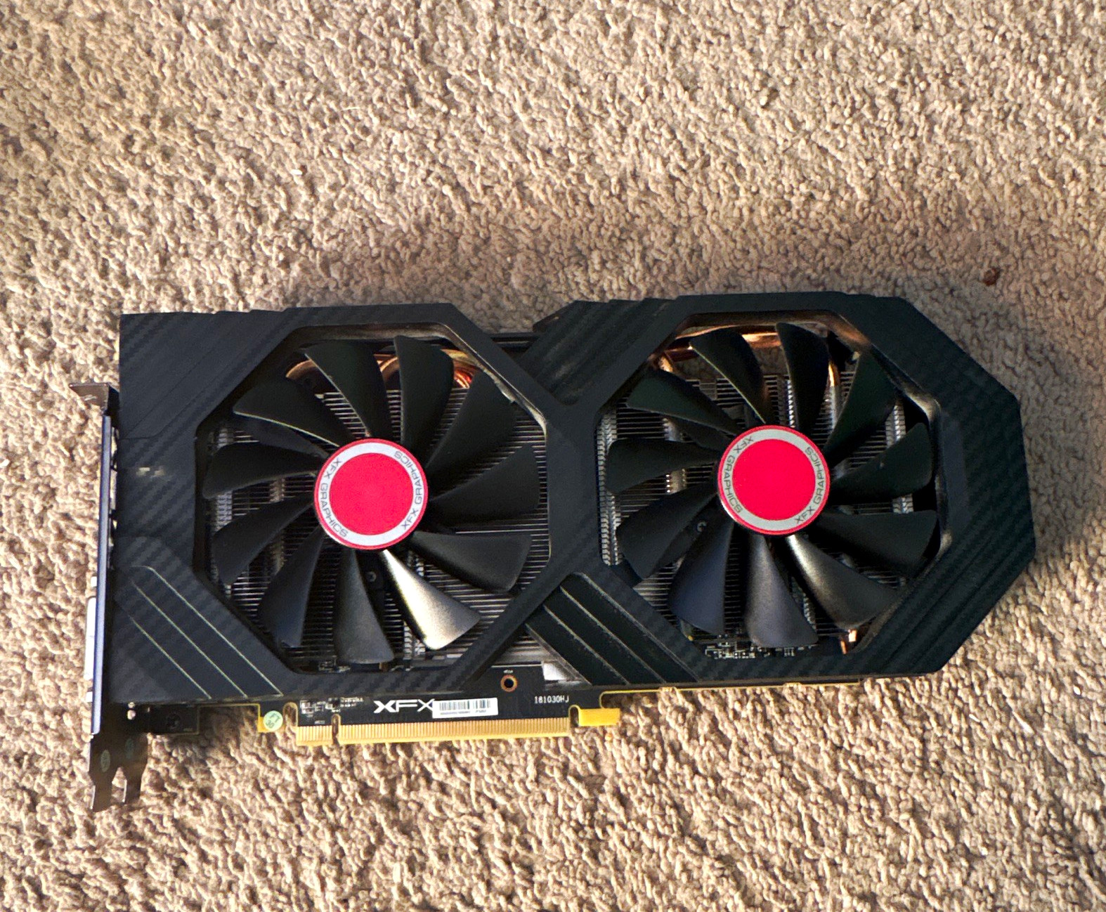 XFX AMD Radeon RX 580 PCIe x16 DP HDMI DVI Multiple Monitor Fan/Heatsink