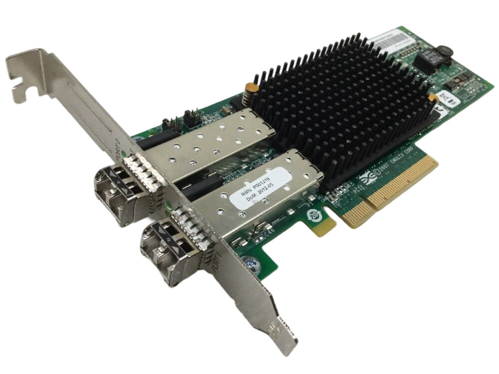 HP 8Gb PCI-e FC HBA Emulex LPE12002 StorageWorks HPE 2x SFP Transceivers LP