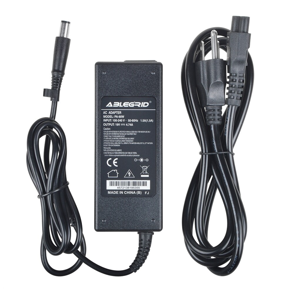 AC Power Adapter Charger for HP G60-635DX NoteBook PC 19V 4.74A 90W Mains PSU
