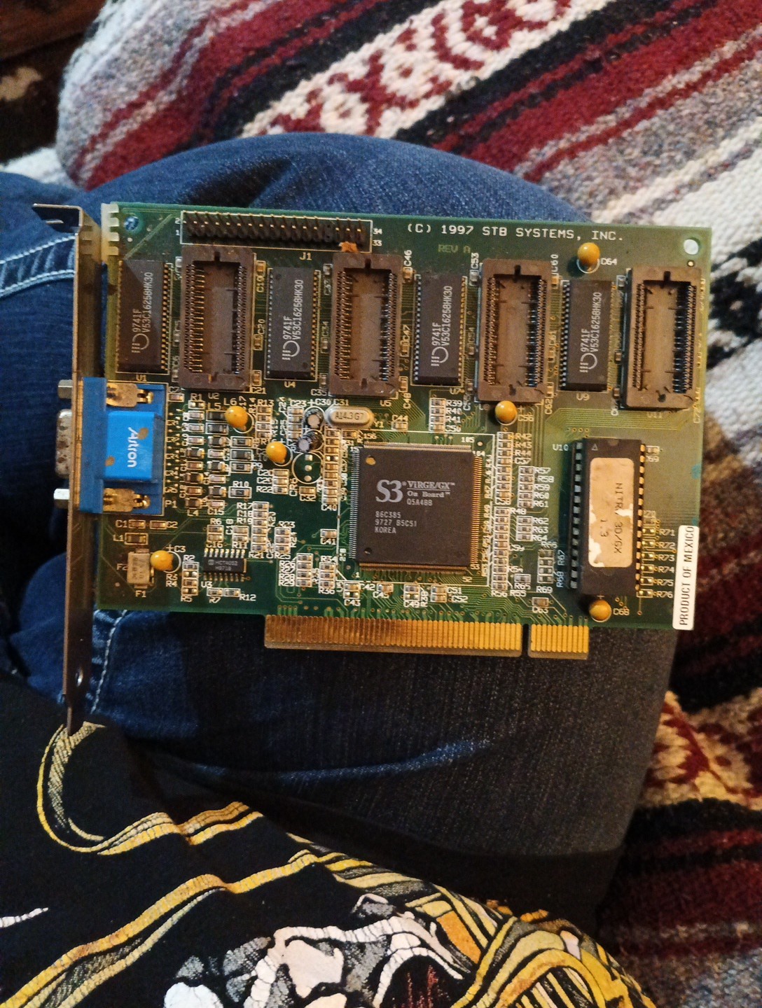 STB Nitro 3D/GX PCI graphics card