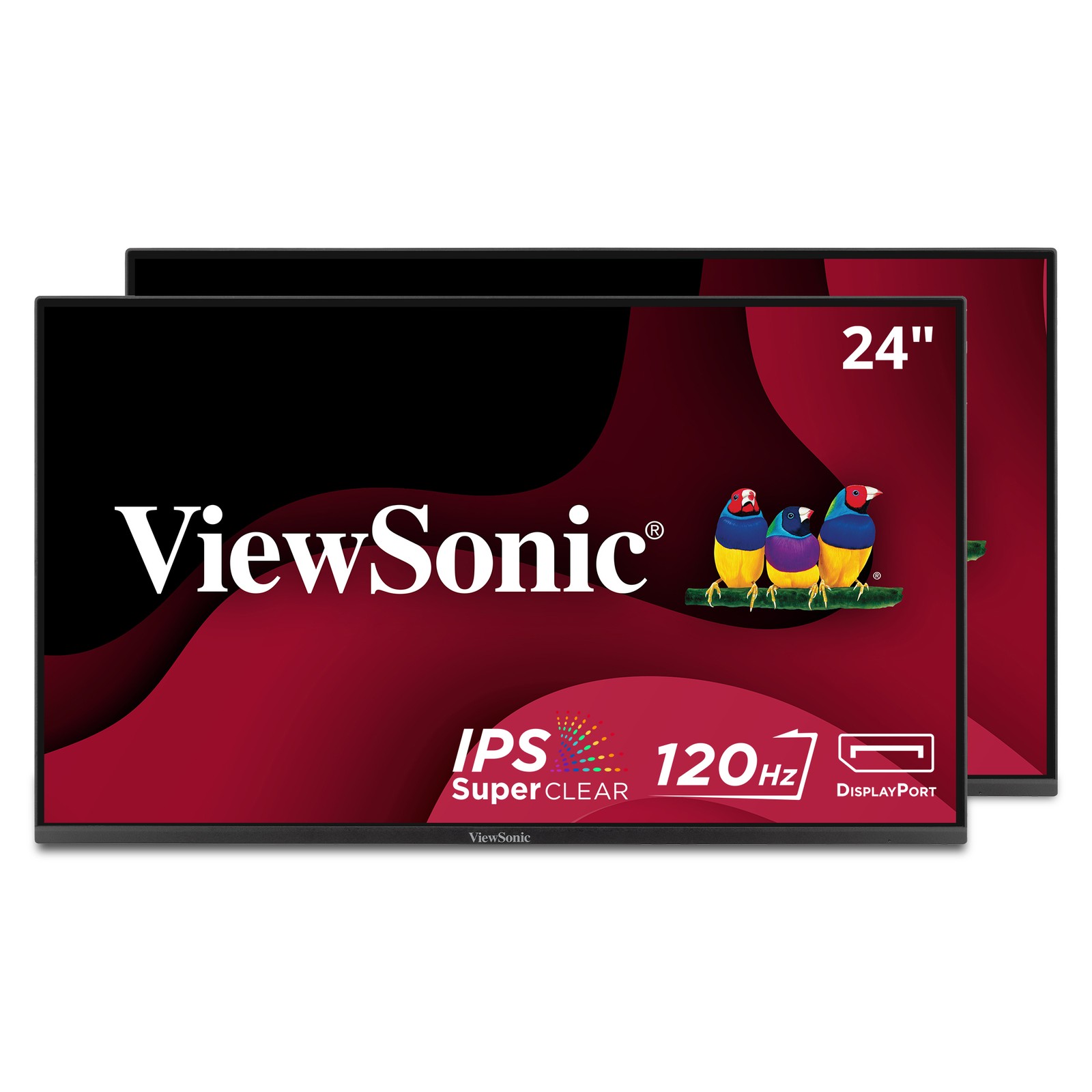 ViewSonic VA2456A-MHD_H2 Dual Monitor Pack Head-Only 1080p IPS Frameless