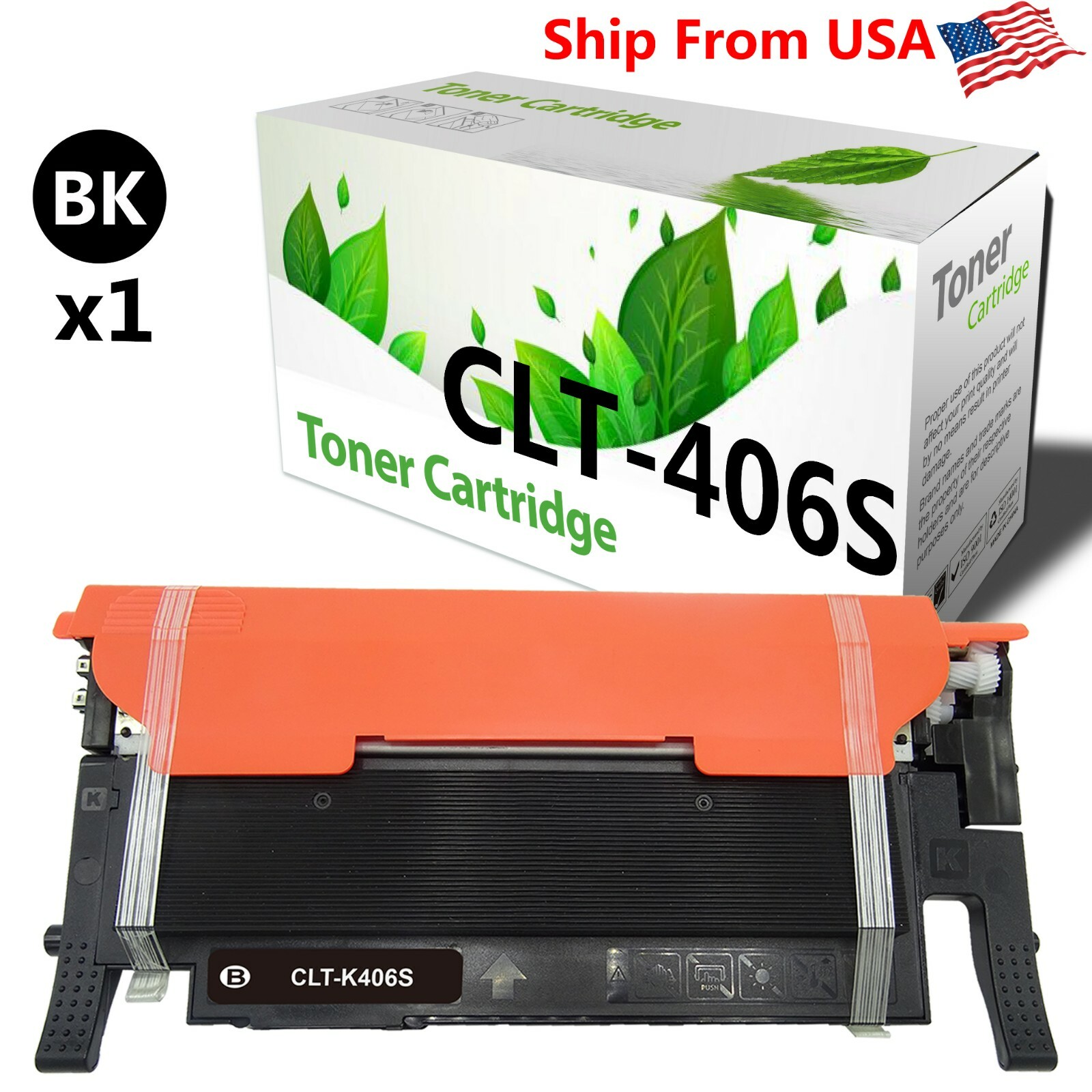 1 PK CLT406S CLT 406S CLT-406S Toner Cartridge for Samsung CLX-3306 3306W 3306FN