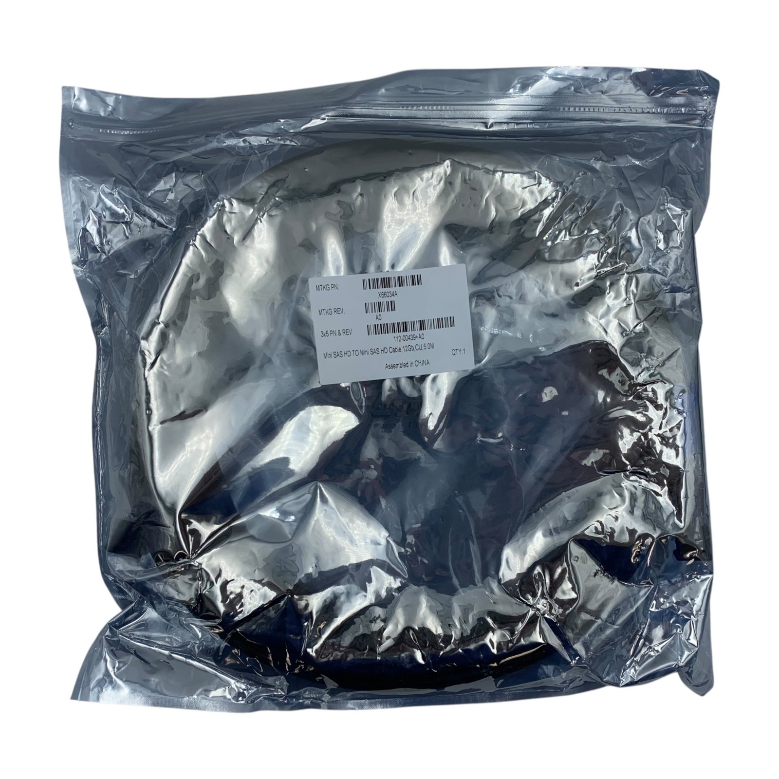 Netapp X66034A MiniSAS HD to MiniSAS HD 5 Meters Cable