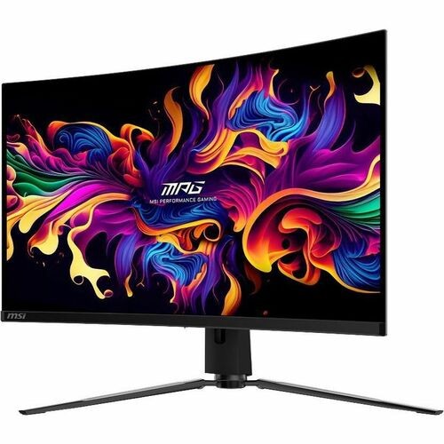 MSI MPG 321CURX QD-OLED 32  Class 4K UHD Curved Screen Gaming OLED Monitor - 16: