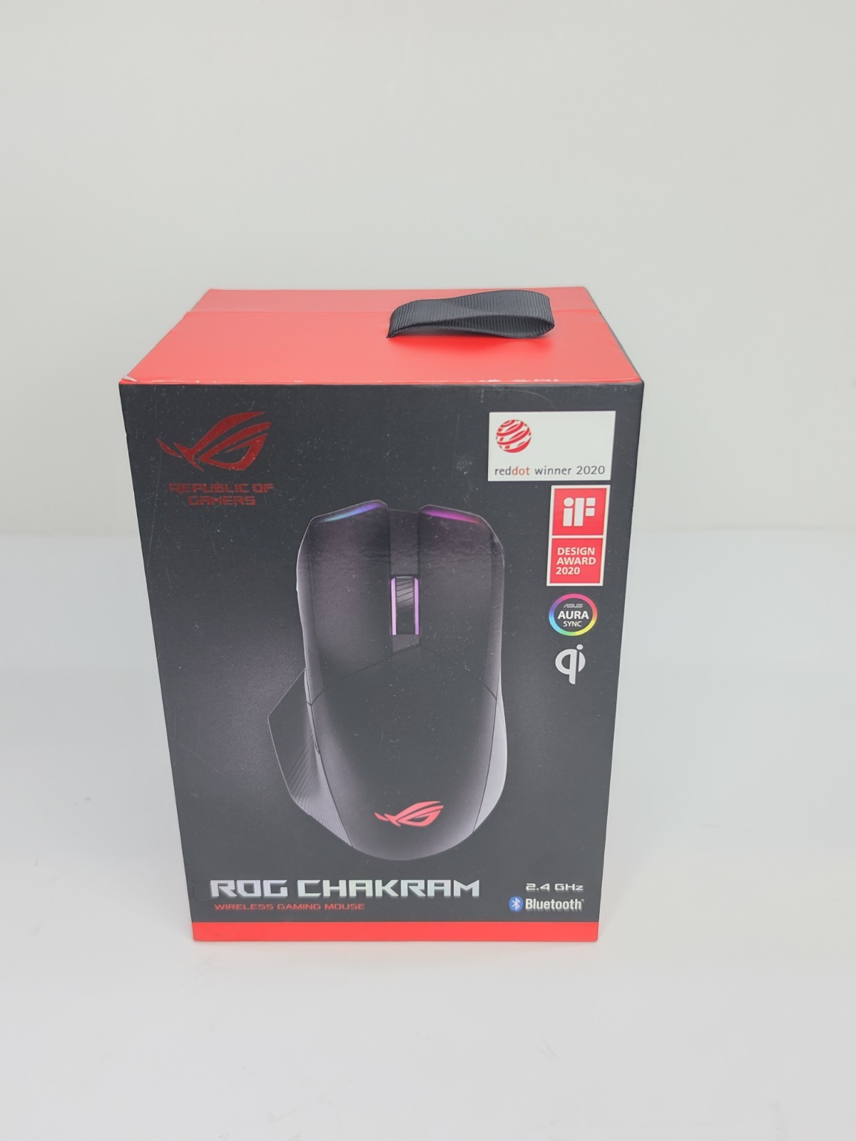 ASUS ROG Chakram Wireless Aura Sync RGB Gaming Mouse Optical Sensor 16000 DPI