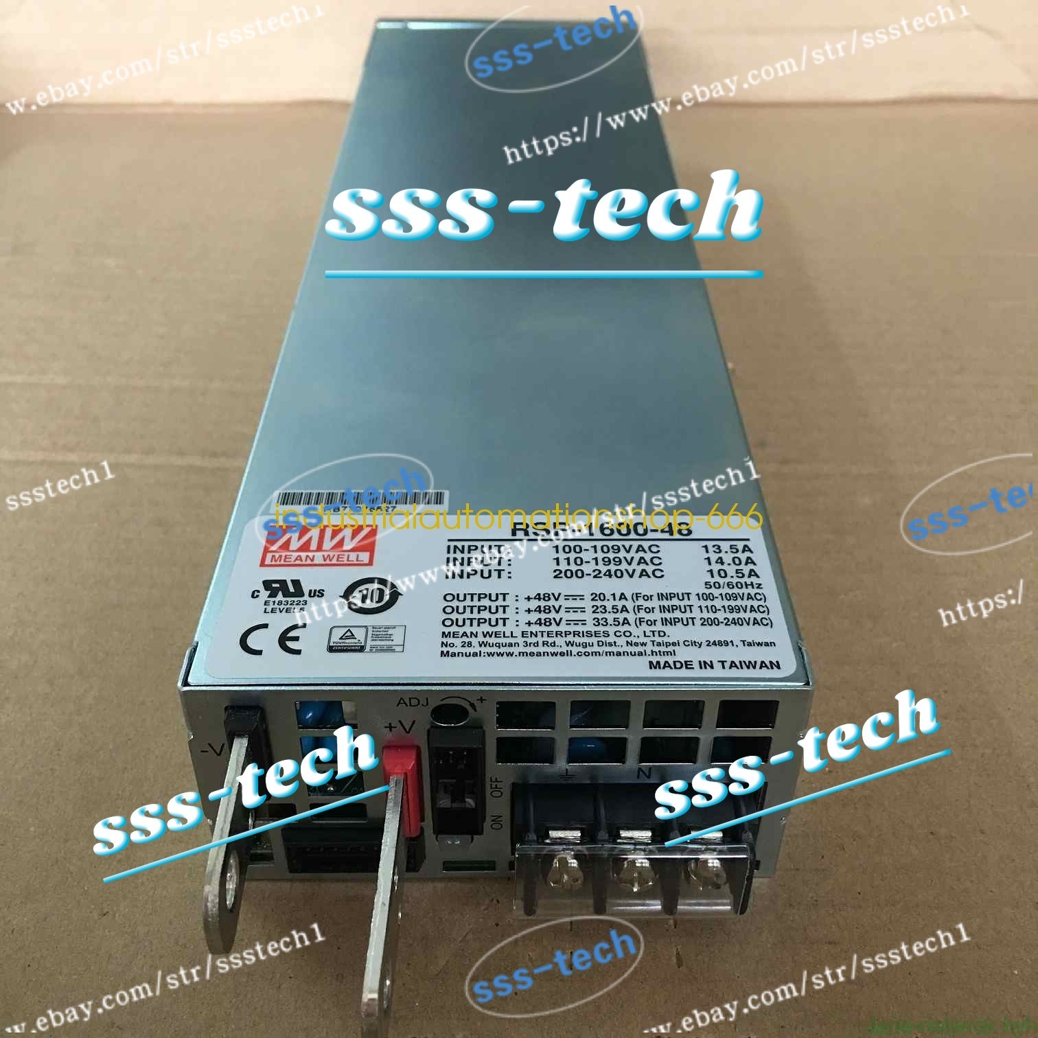 1PC NEW RSP-1600-48 48V 33.5A Power Supply Via DHL or FedEX
