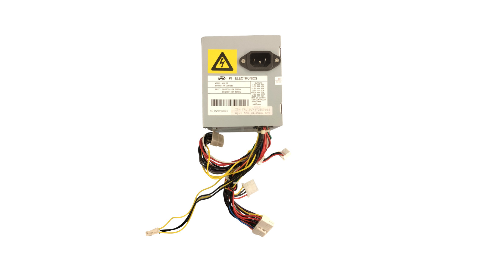 IBM PI ELECTRONICS AC6130 23K7988 200W POWER SUPPLY