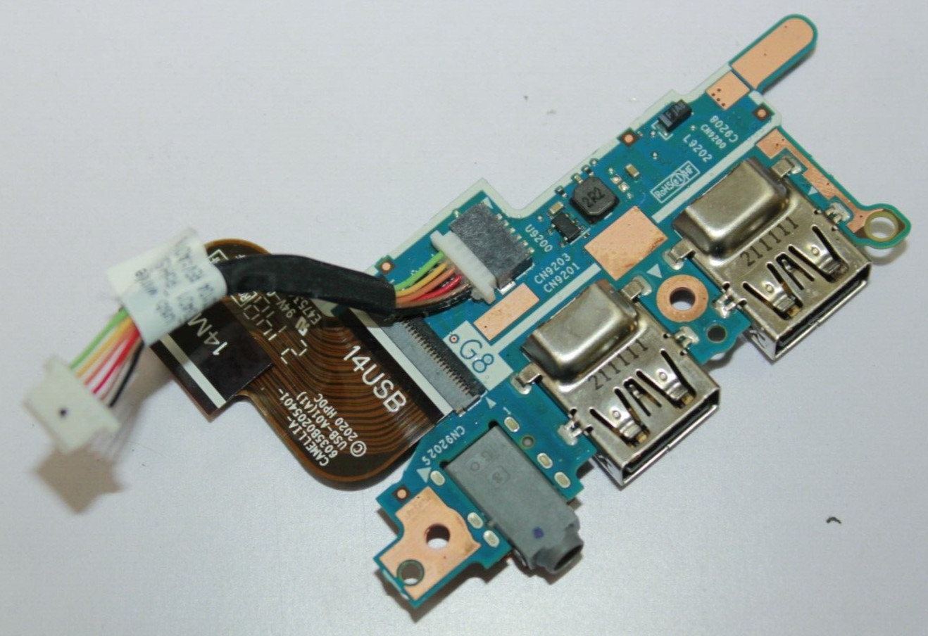 Genuine HP ZBook Firefly 14 G8 USB Board with Cable Tested