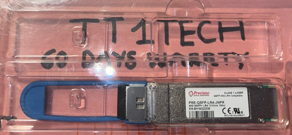 Juniper Precision PRE-QSFP-40G-LR4-JNPR 40G QSFP+ 1310nm 10km LR4 Optical