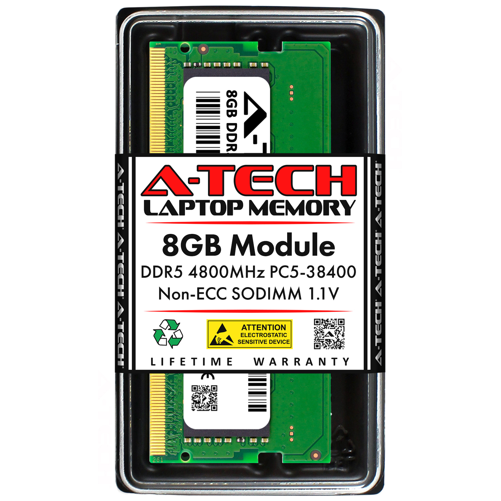 8GB DDR5 PC5-38400 SODIMM Replacement for Micron MTC4C10163S1SC48BA1 Memory RAM