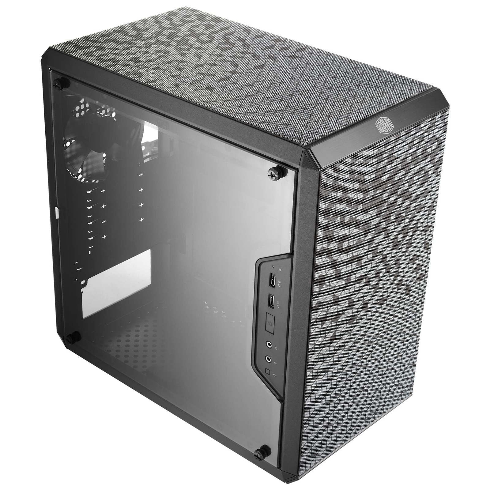 Cooler Master MasterBox Q300L Micro-ATX Tower with Magnetic Design Dust Filte...