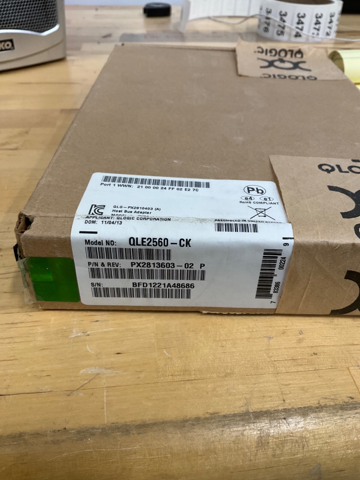 DELL QLOGIC Fibre Channel HBA Card QLE2560-DEL.