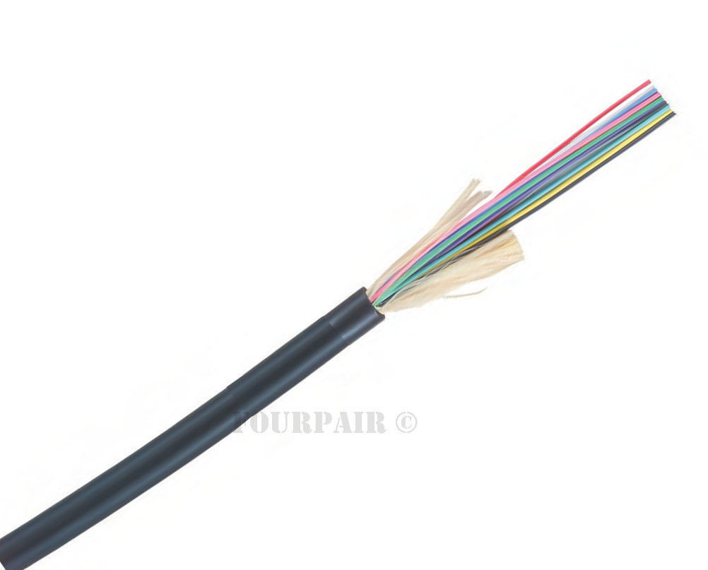Indoor/Outdoor 6-Strand Singlemode Fiber Optic Cable - Custom Cuts per 10ft