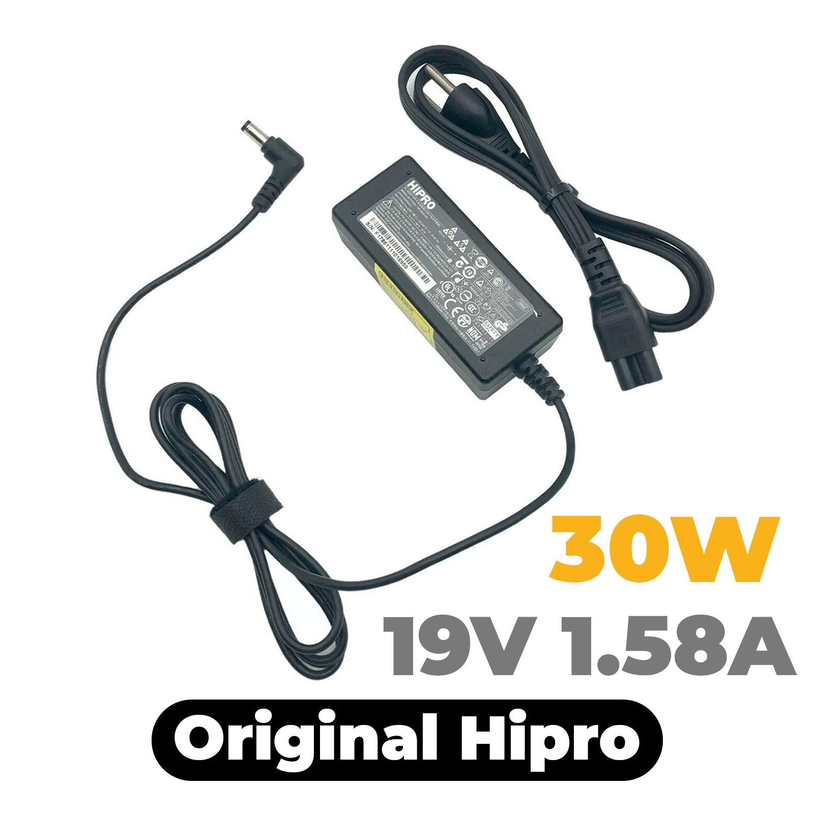 Genuine Hipro 30W AC Power Adapter for Acer Aspire One ZG5 ZA3 D257