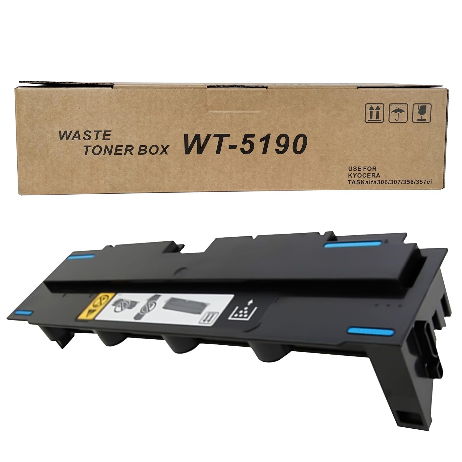 SANQUYLL WT-5190 Waste Toner Box Compatible for Kyocera TASKalfa 306ci 307ci