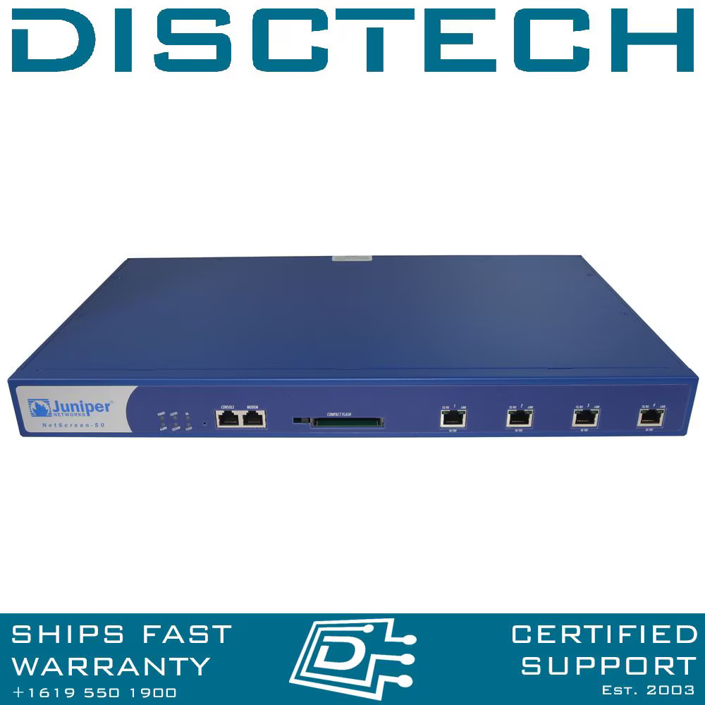 Juniper / Netscreen 50 Baseline Firewall / VPN Appliance NS-050B-001