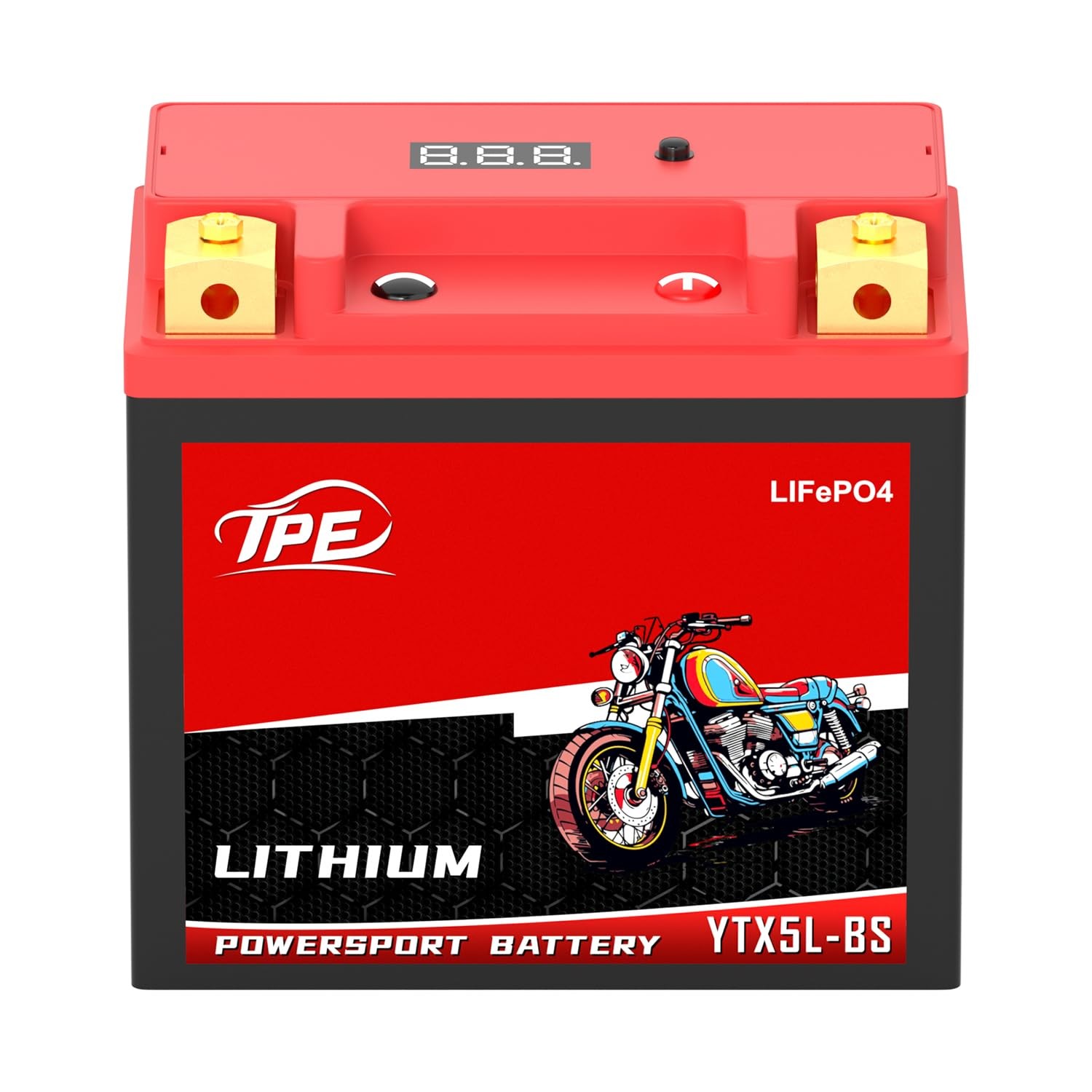 TPE Lithium Battery DLF5L-BS 12V 3Ah LiFePO4 for ATV UTV Jet Ski Scooter