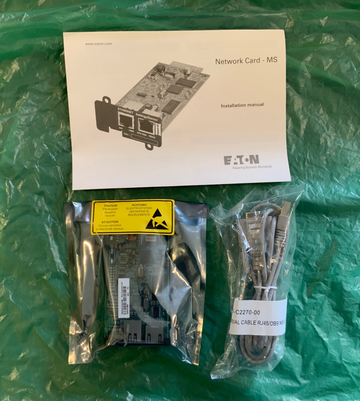 Eaton Network 710-A1057-01P  2 Port Ethernet Card 34003816XD_6FA 34003816XD_1FA