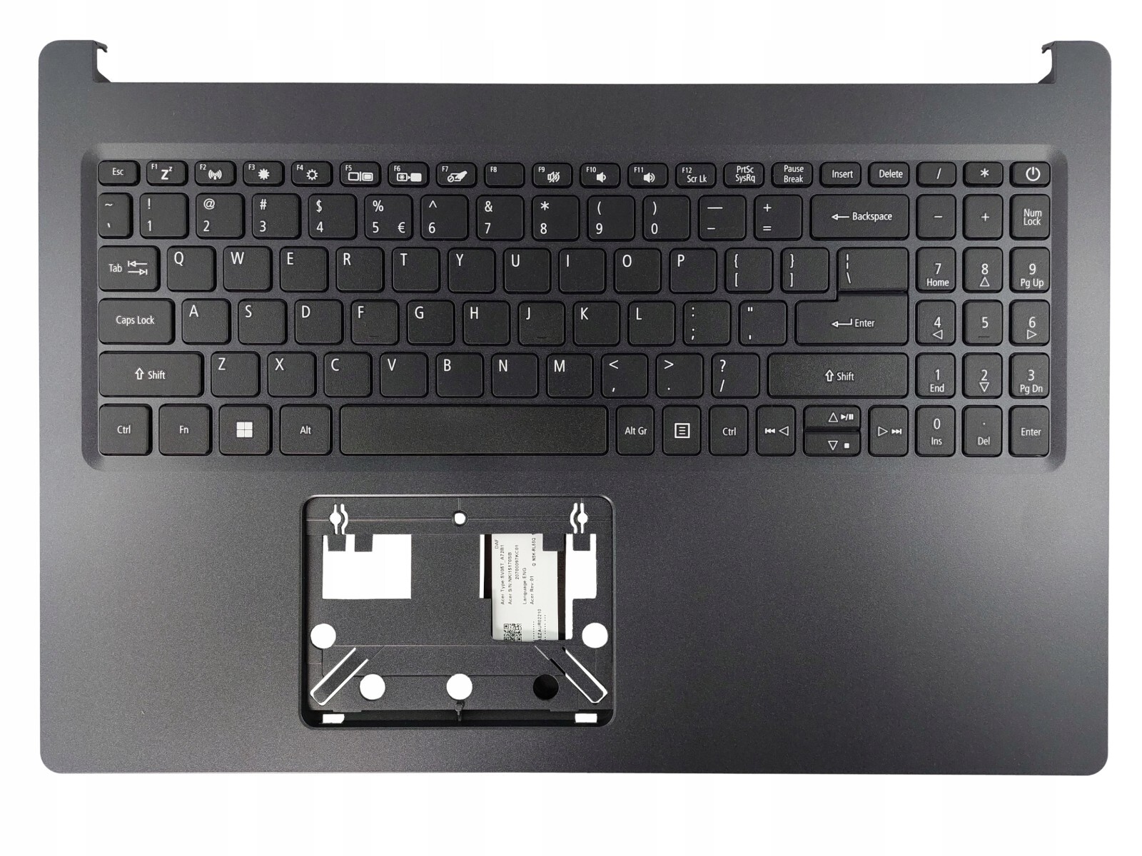 PALMREST + KEYBOARD ACER ASPIRE 3 A315-23 EX215-22 6B.HVTN7.030 ORIGINAL US