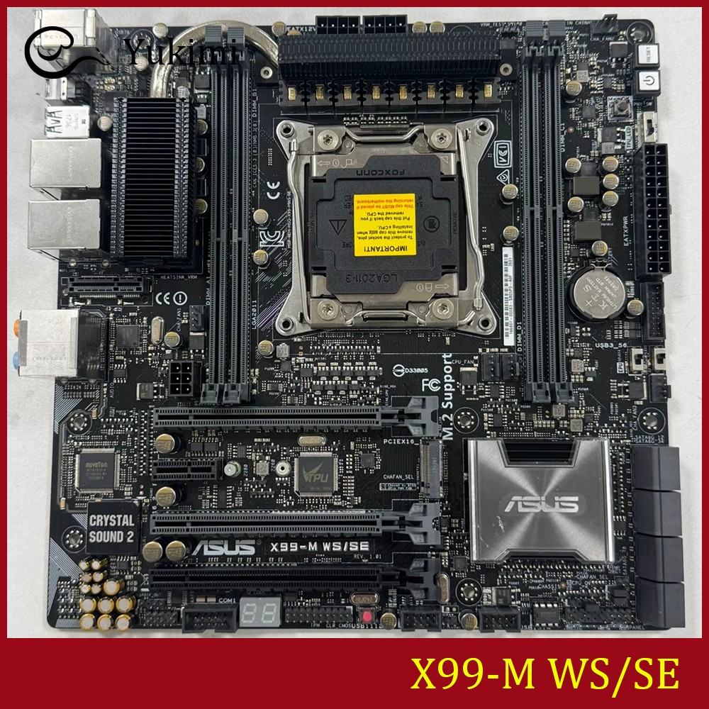 FOR ASUS X99-M WS/SE Ｍotherboard Test OK