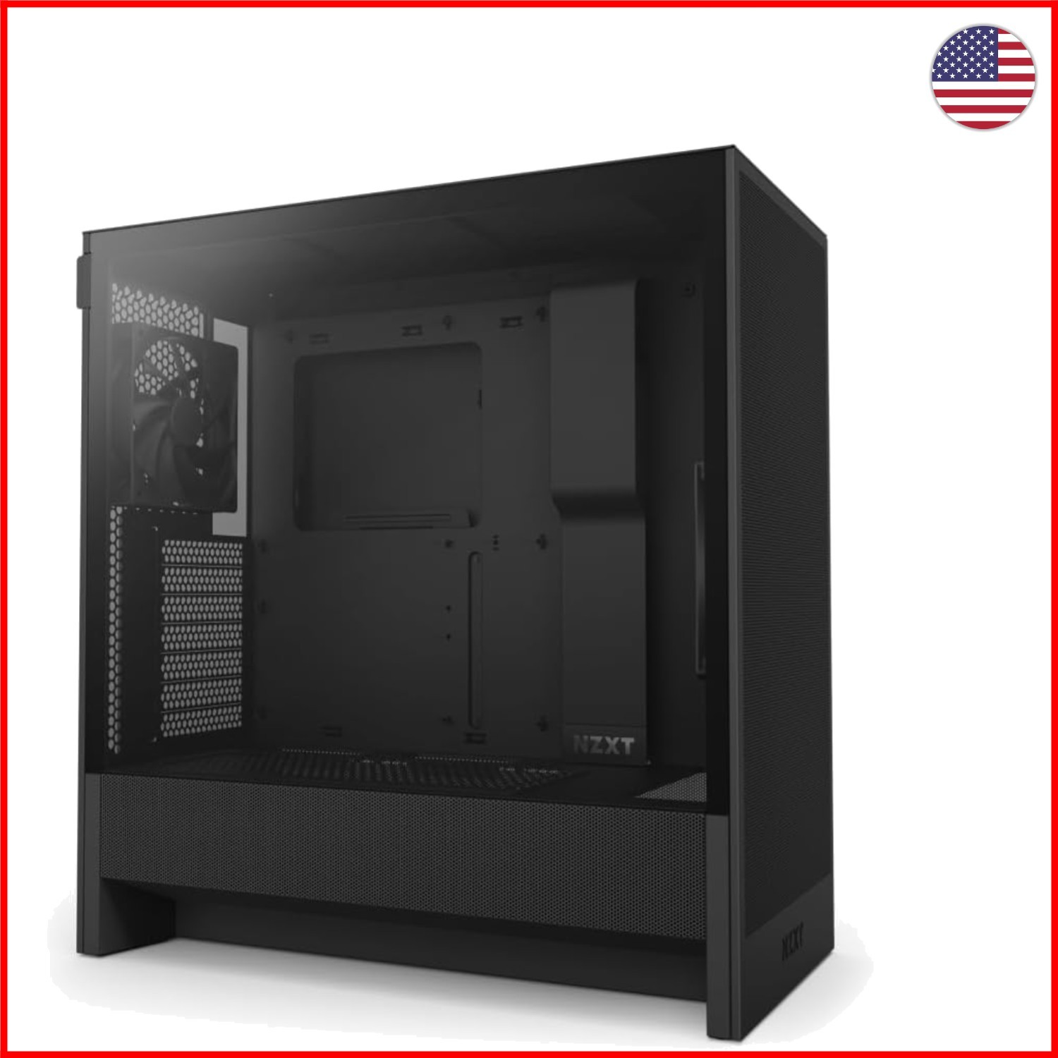 High-Performance H5 Flow ATX Case - Two 120mm Fans & Seamless Cable Management
