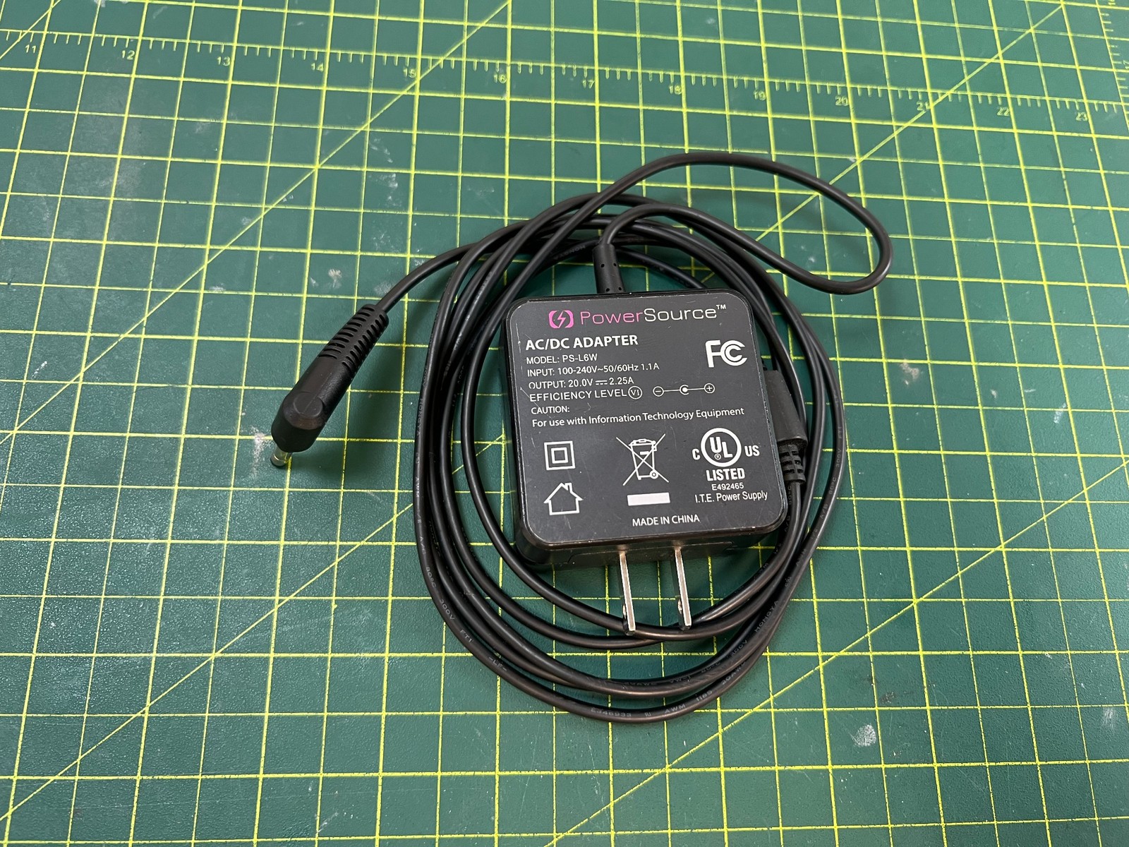 PowerSource AC DC Adapter Charger Power Supply PS-L6W 45W